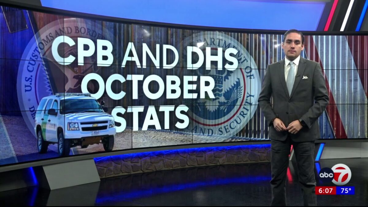 DHS reports lowest number of border crossings in October in CBP history