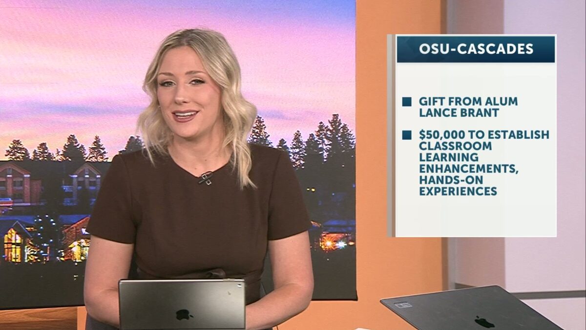 Gift from local business leader will support OSU-Cascades’ new accountancy degree