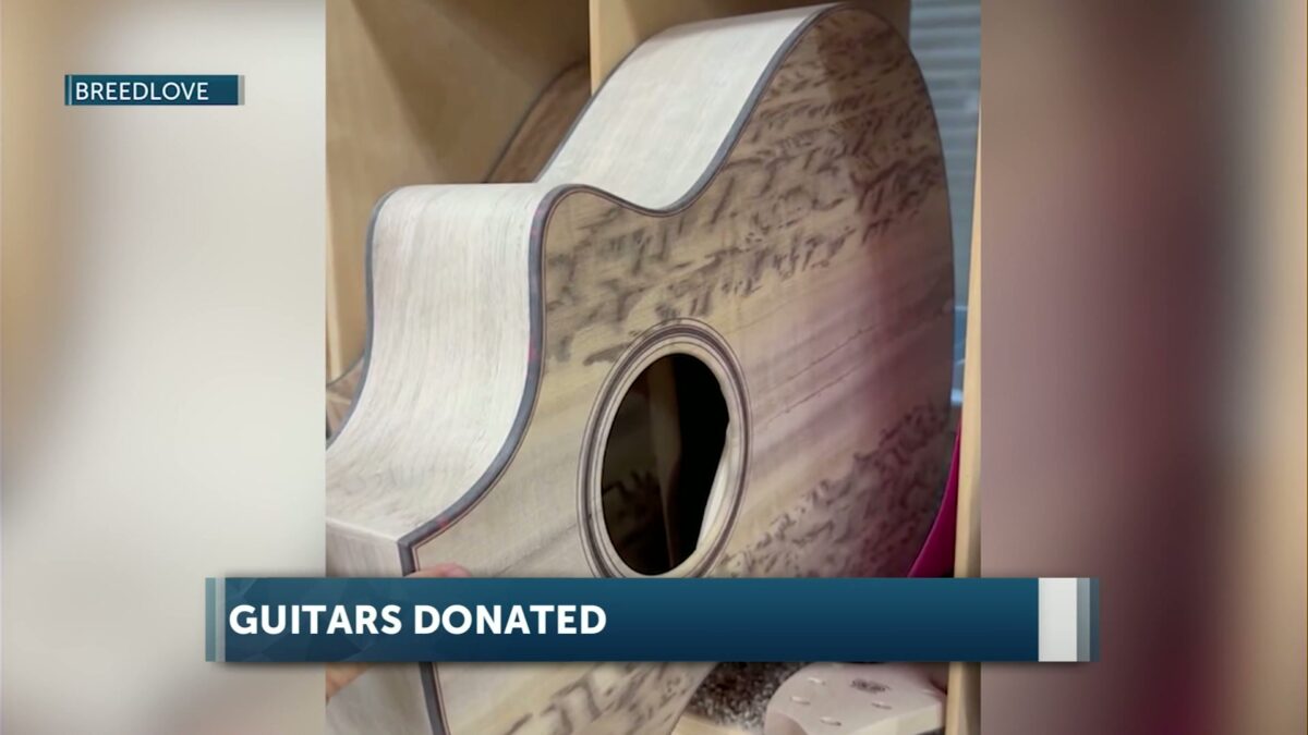 Sweet music: Bend’s Breedlove Guitars is donating 75 guitars to six area middle and high schools