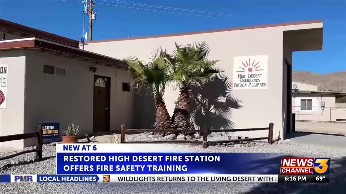 Restored fire station in Morongo Valley finds new purpose