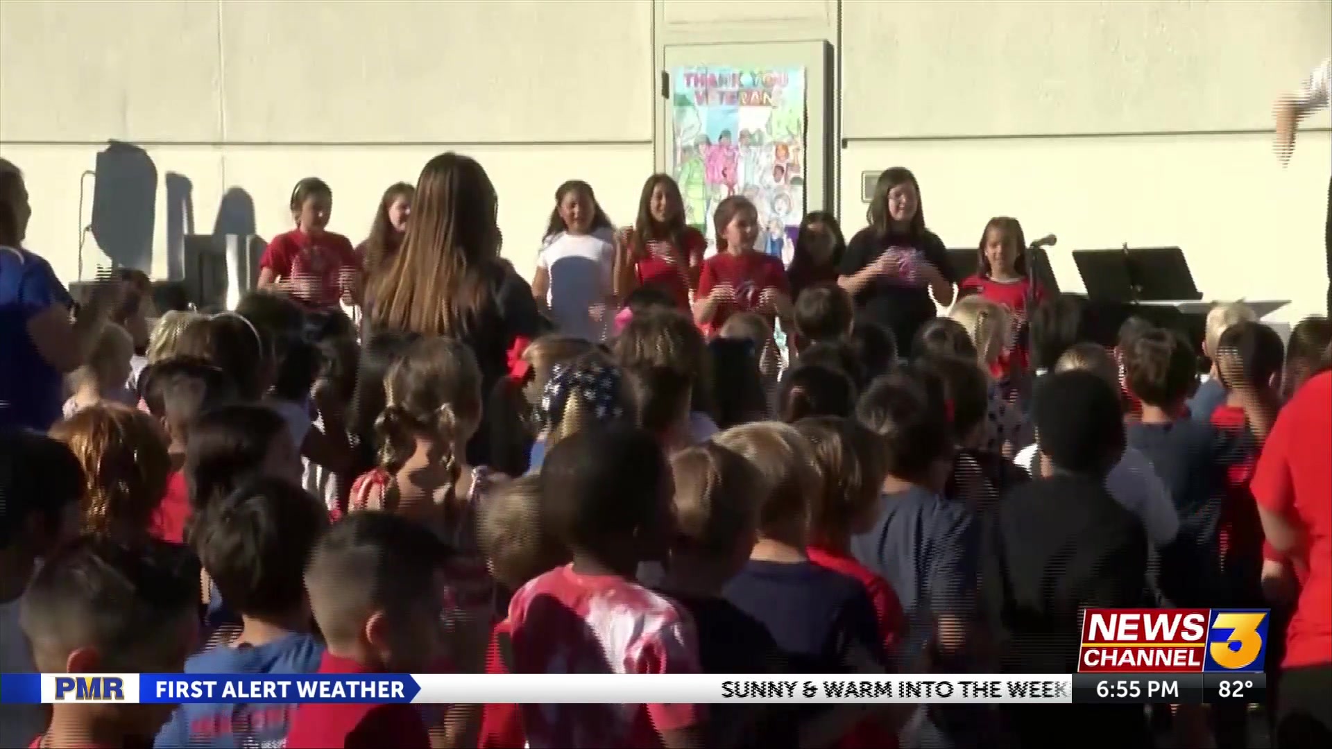 Gerald Ford Elementary students honor service members in Veterans Day Tribute
