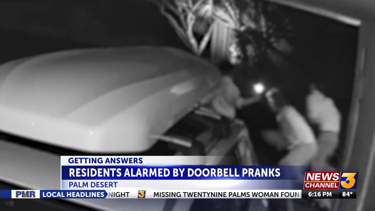 “Ding-dong ditch” pranks in Palm Desert raising safety concerns