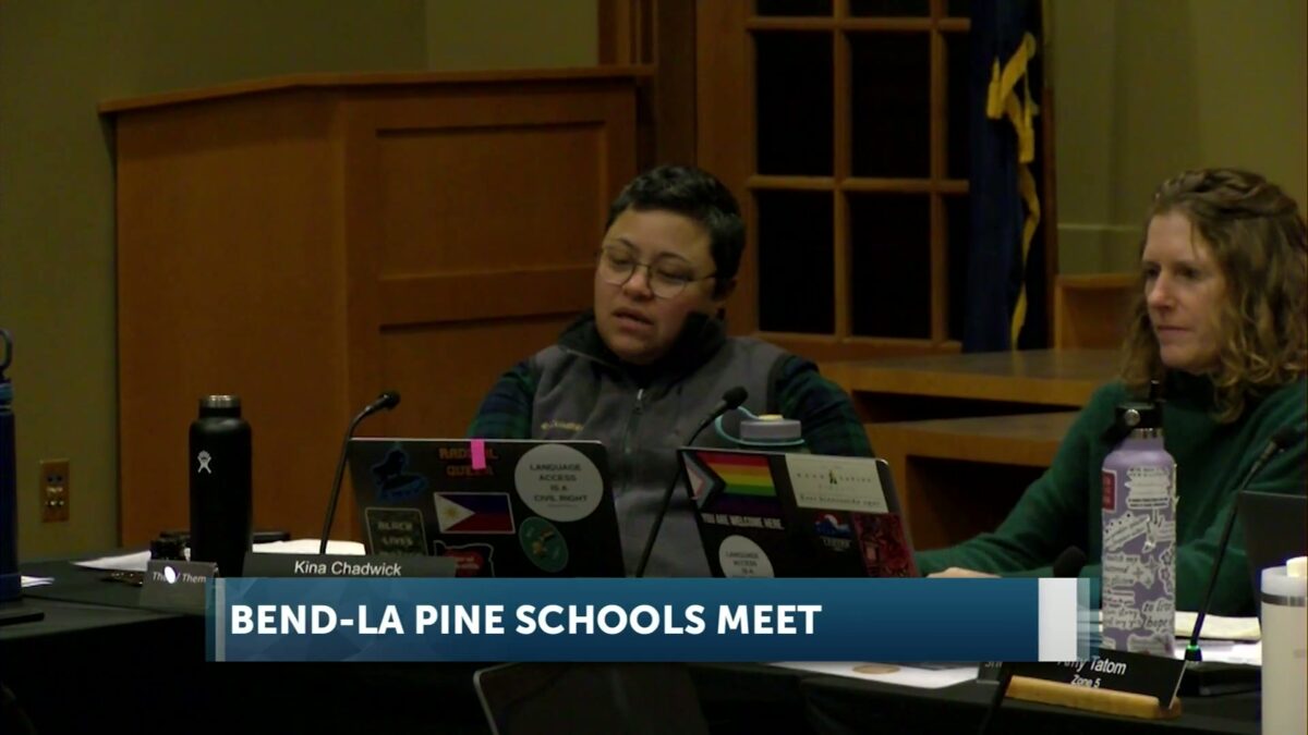 Bend-LaPine School Board met to discuss goals for the school district
