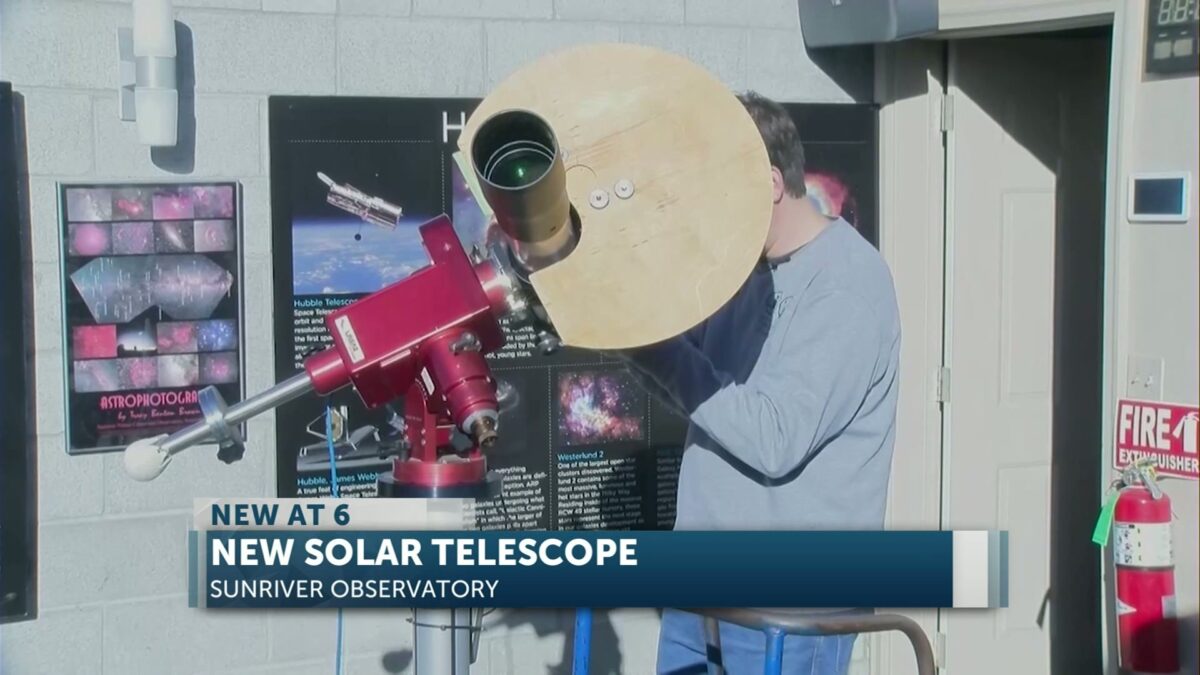 Sunriver Nature Center & Observatory Unveils New Solar Telescope