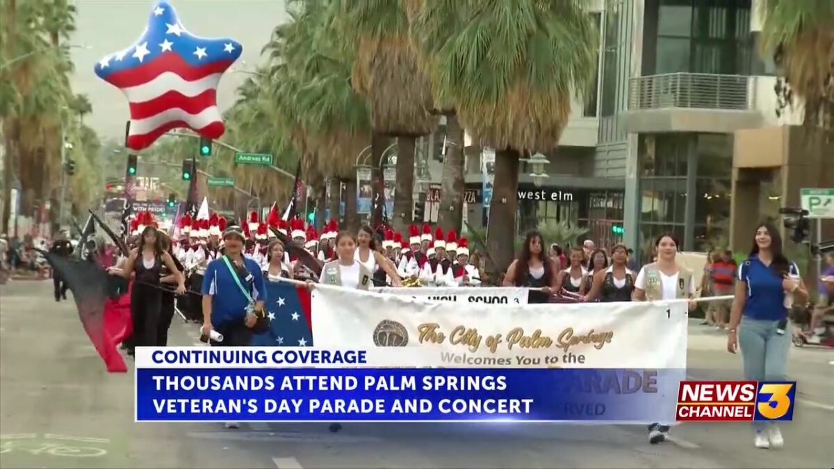 Thousands attend 28th annual Palm Springs Veterans Day Parade & Concert