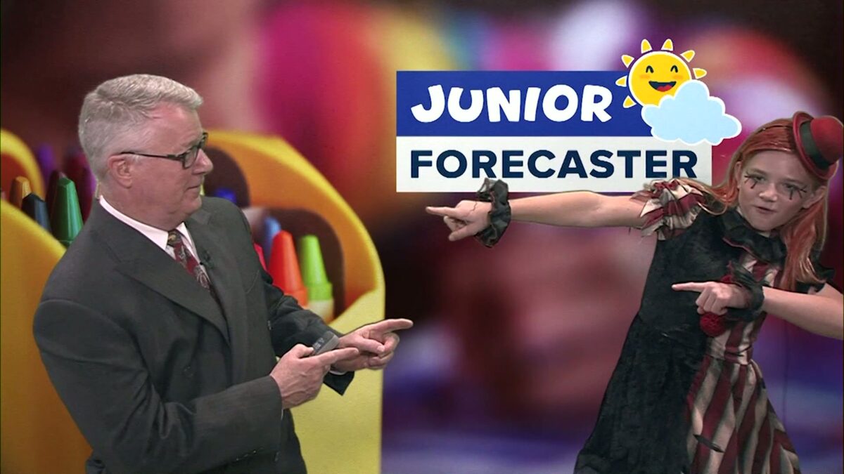 Junior Forecaster: Riley is ready for Halloween