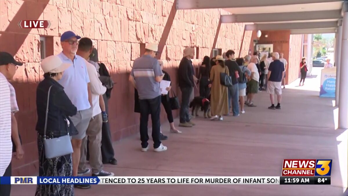 Fight at Palm Desert Library vote center; one man arrested