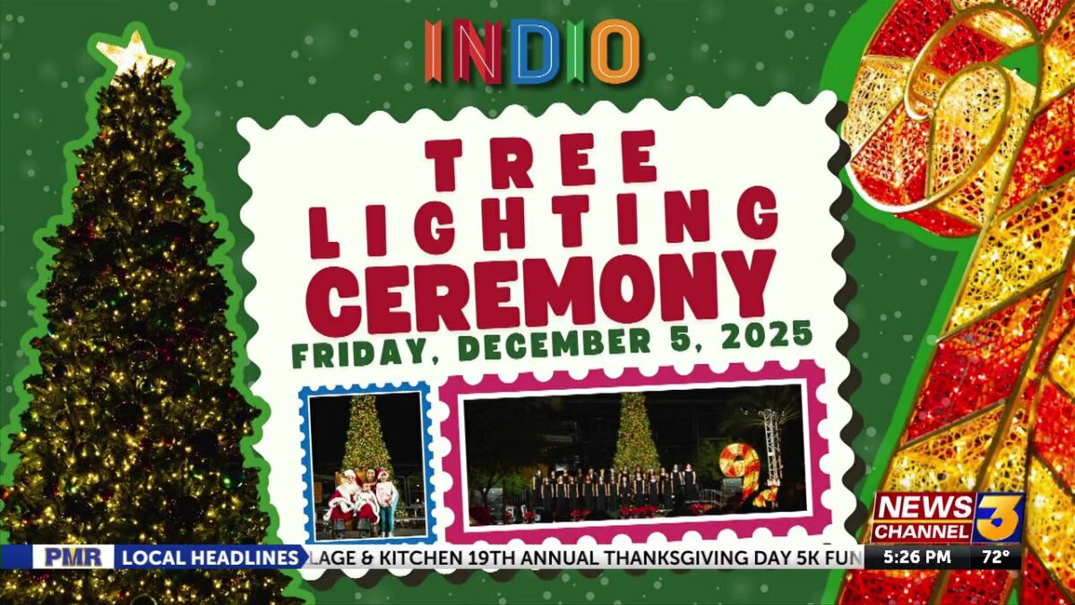 City of Indio hosting annual Tree Lighting Ceremony on December 5th