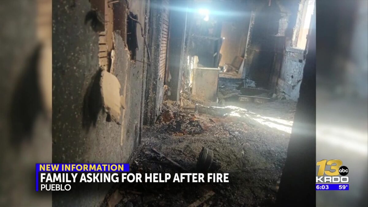 Family seeks support after devastating fire renders Pueblo home uninhabitable