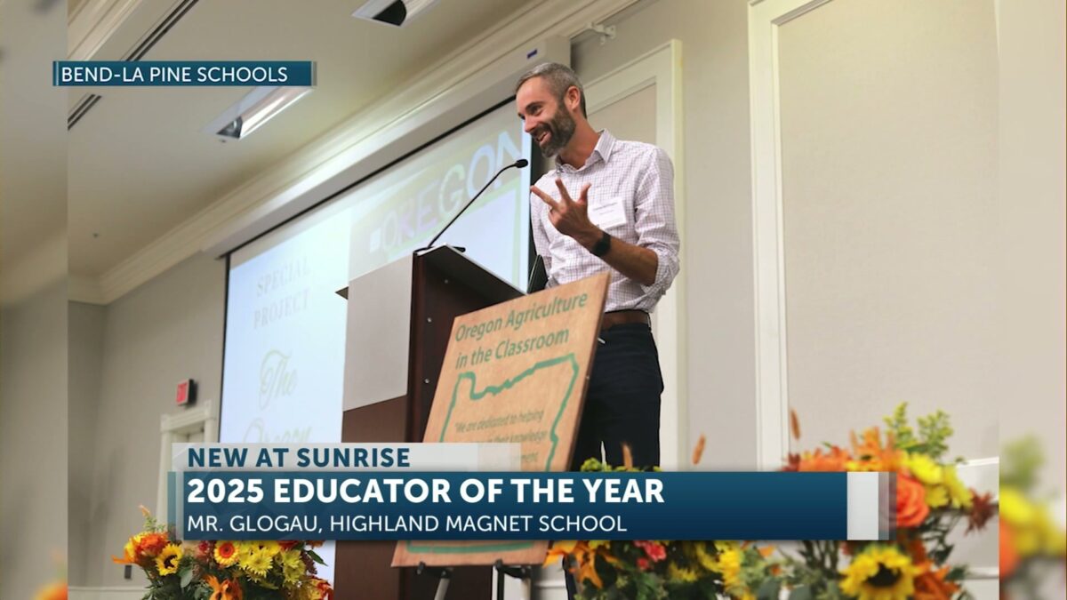 Bend teacher honored with Oregon Agriculture in the Classroom Foundation award