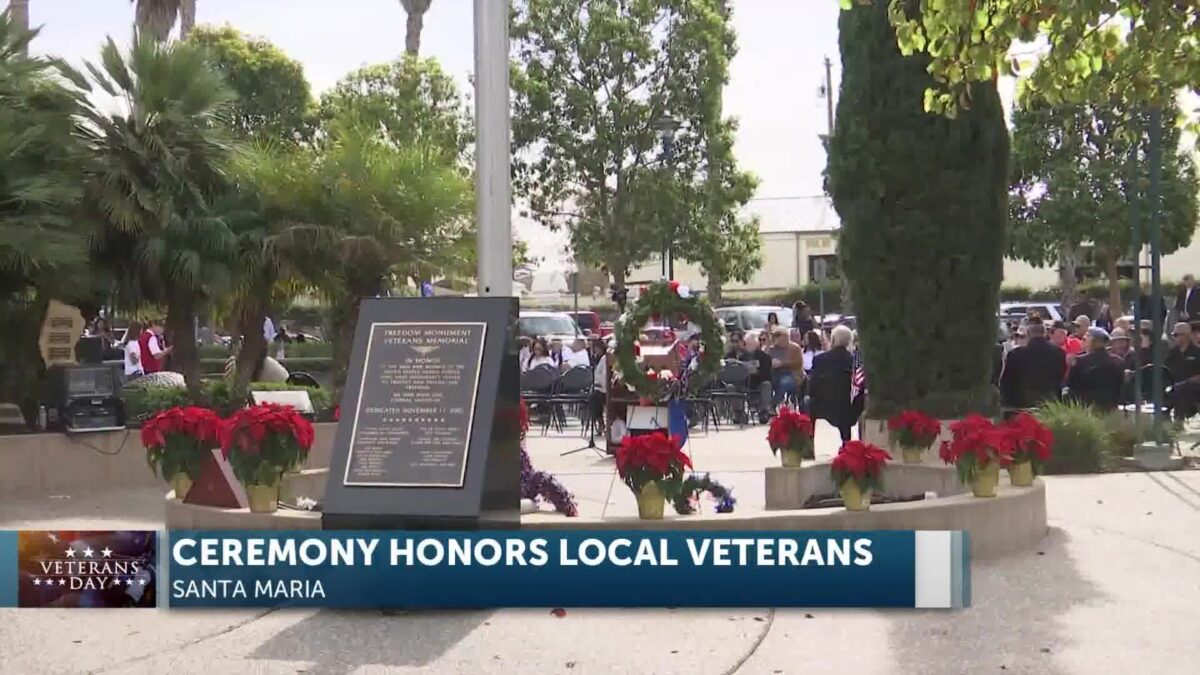 Santa Maria Honors Heroes At Veterans’ Day Celebrations