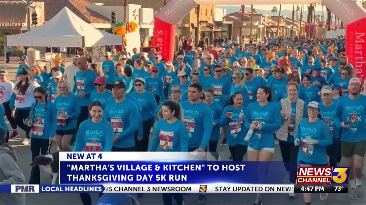 Join in at Martha’s Village & Kitchen 19th annual Thanksgiving Day 5k fundraiser on Thursday