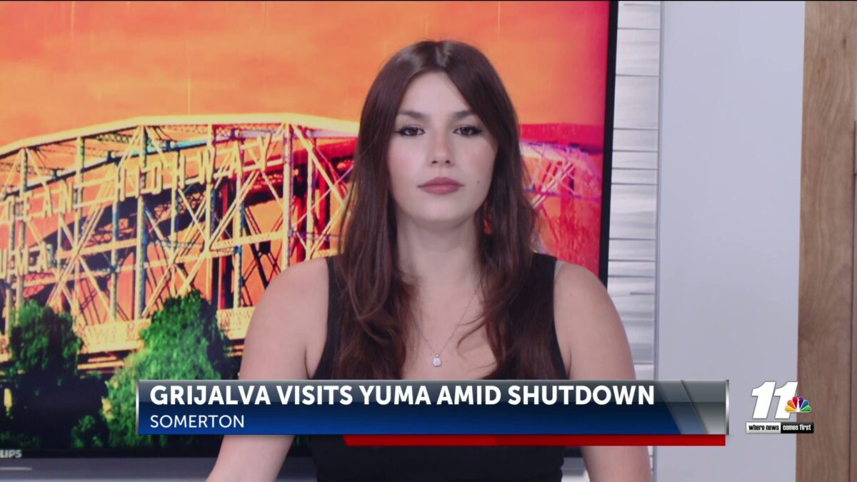 Rep.-Elect Adelita Grijalva visits senior center in Somerton