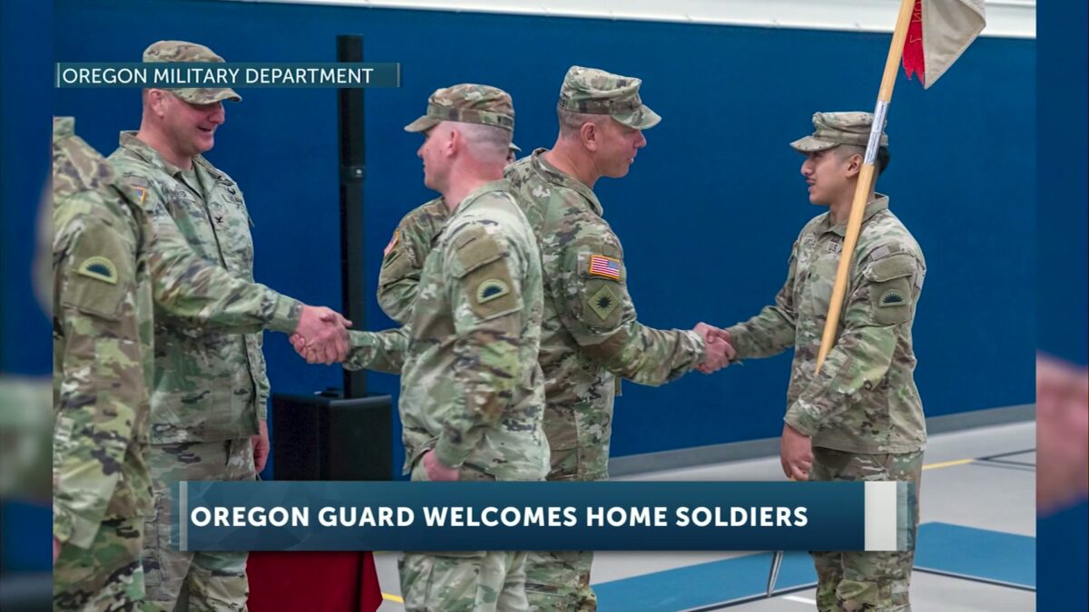 Oregon Guard welcomes home soldiers with demobilization ceremony following one-year deployment