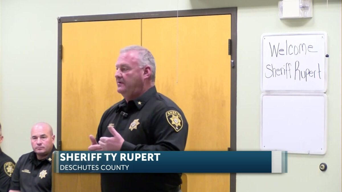 Deschutes County Sheriff Ty Rupert kicks off series of community town hall meetings Thursday in La Pine