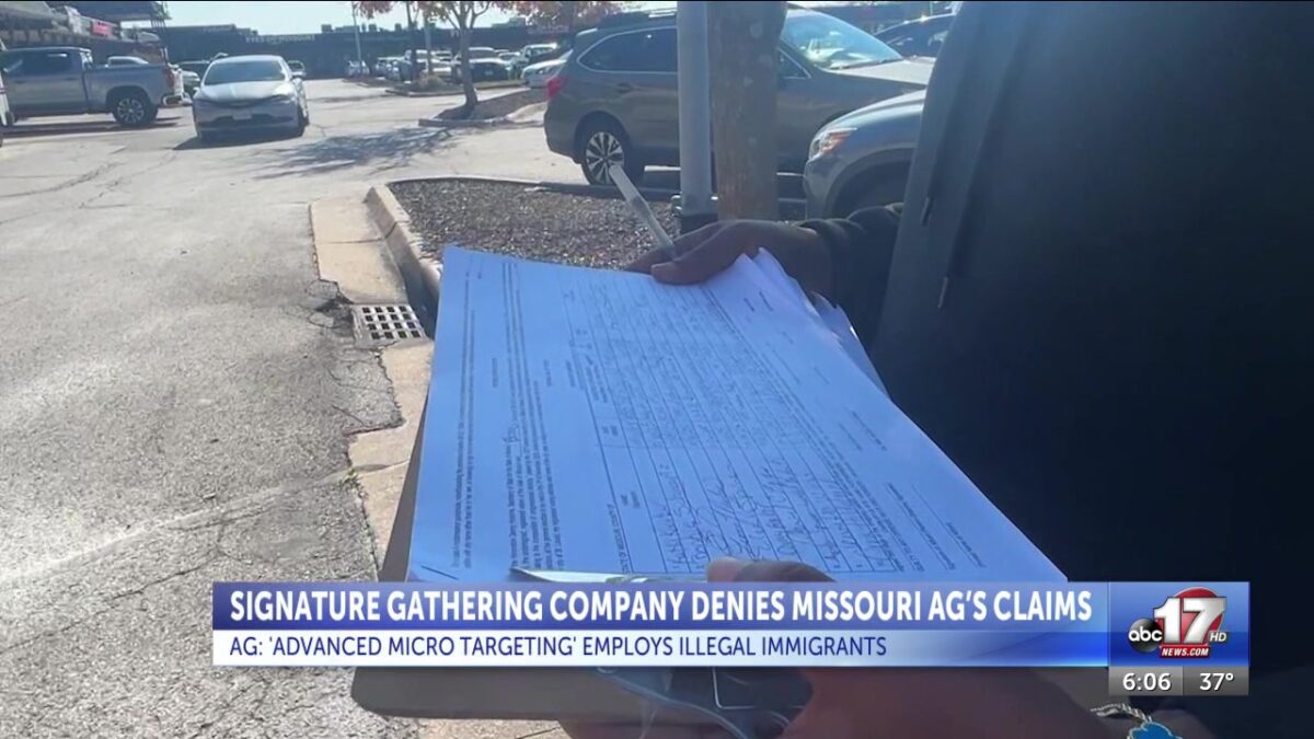 Signature gathering company denies Missouri AG’s claims of illegal activity