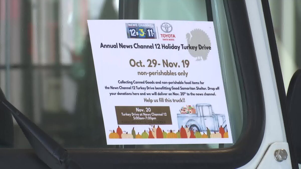 Turkey Drive: Santa Maria car dealerships now collecting non-perishable food donations