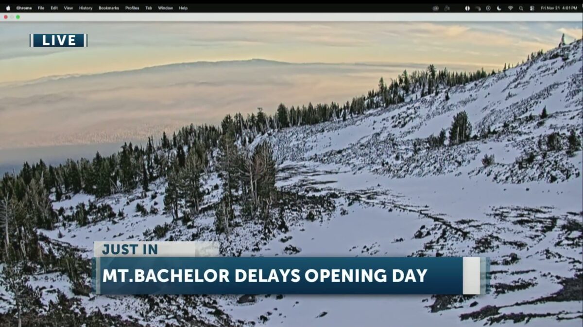 Mt. Bachelor delays next week’s planned season opening due to too little snow; new date not yet set