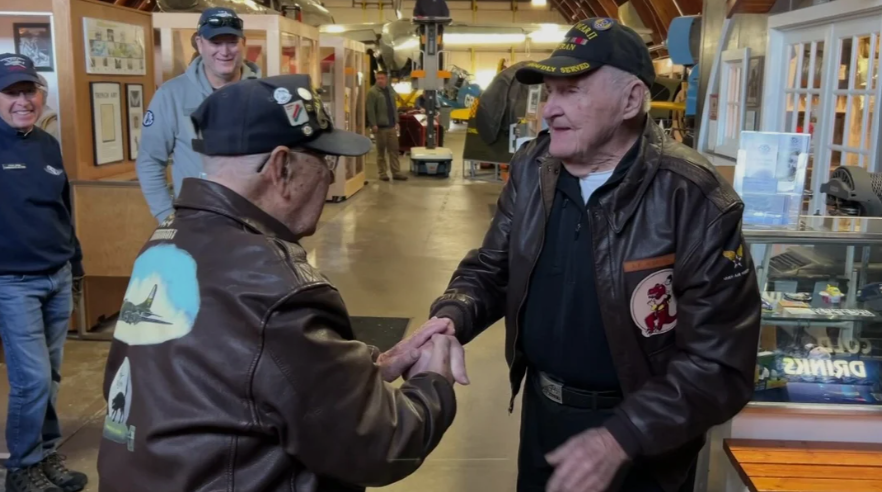 Though they were likely just feet from each other in the prison camps and on the death march