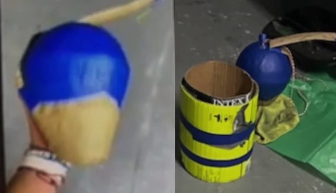 The mother of the 15-year-old arrested for an alleged bomb threat was emotional