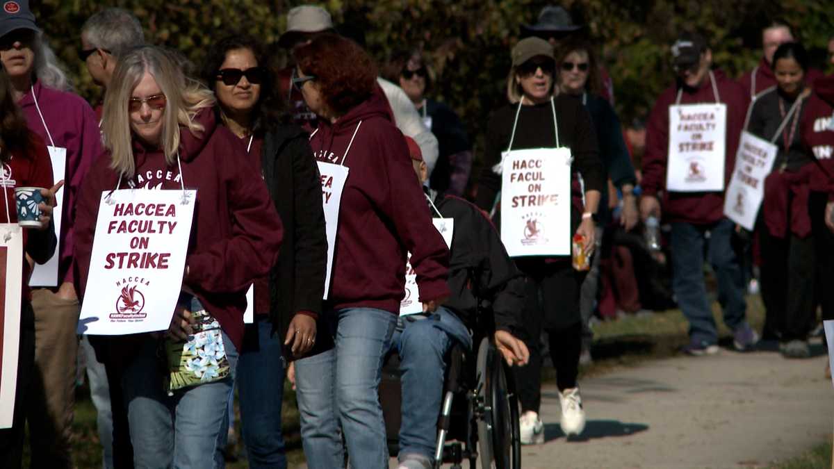 Educators at HACC Central Pennsylvania's Community College are on strike after stalled contract negotiations and no salary increases since unionizing in 2022.
