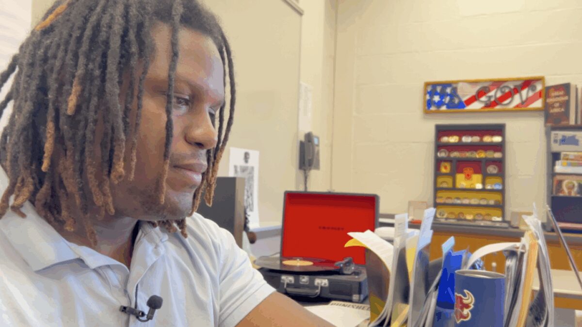 For social studies teacher Marcus Robinson