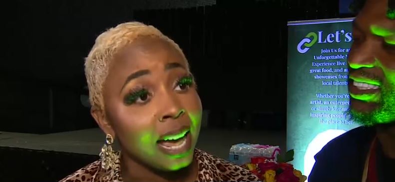 Charnita Horton partnered with a dozen food trucks to give out free food. The line was wrapped around the block with more 300 hundred people.