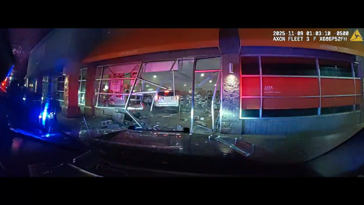 Police released dash camera videos of a suspected drunken driver crashing into an Ulta Beauty store in Royal Oak.