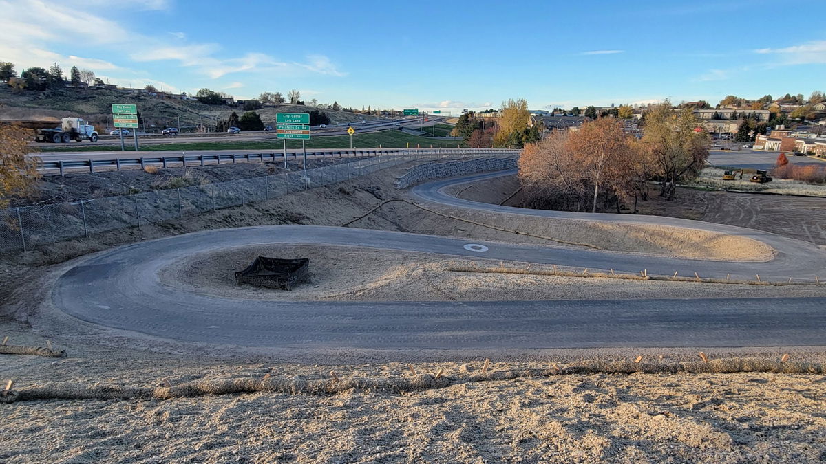 A portion of Pocatello pathway closed for erosion improvements