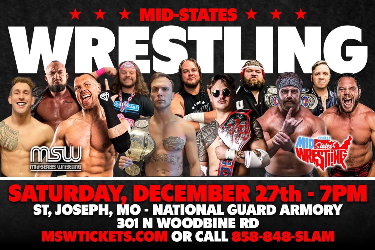 Family-friendly Mid-States Wrestling to host Christmas show Saturday 