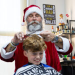 St. Joseph barber offers free and festive haircuts for kids this Christmas