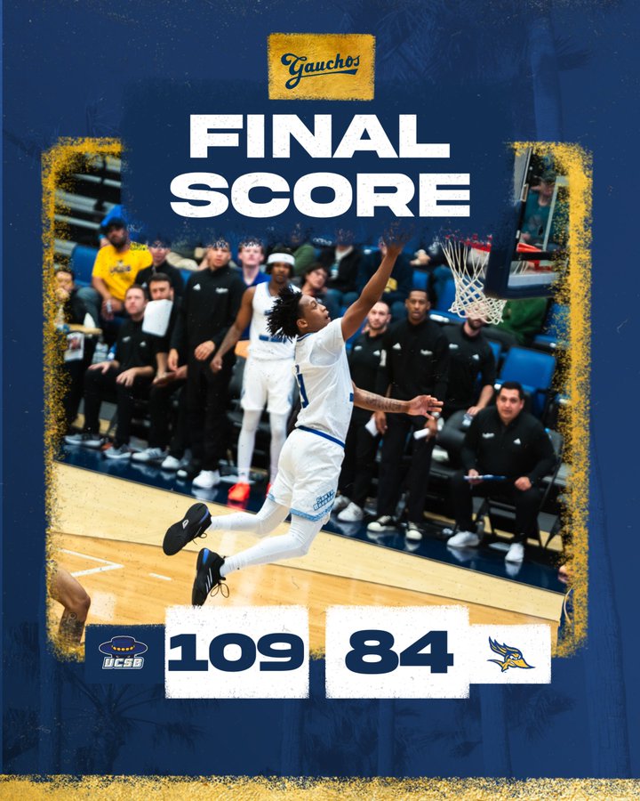 Mahaney leads Gauchos offensive explosion in blowout win over Bakersfield