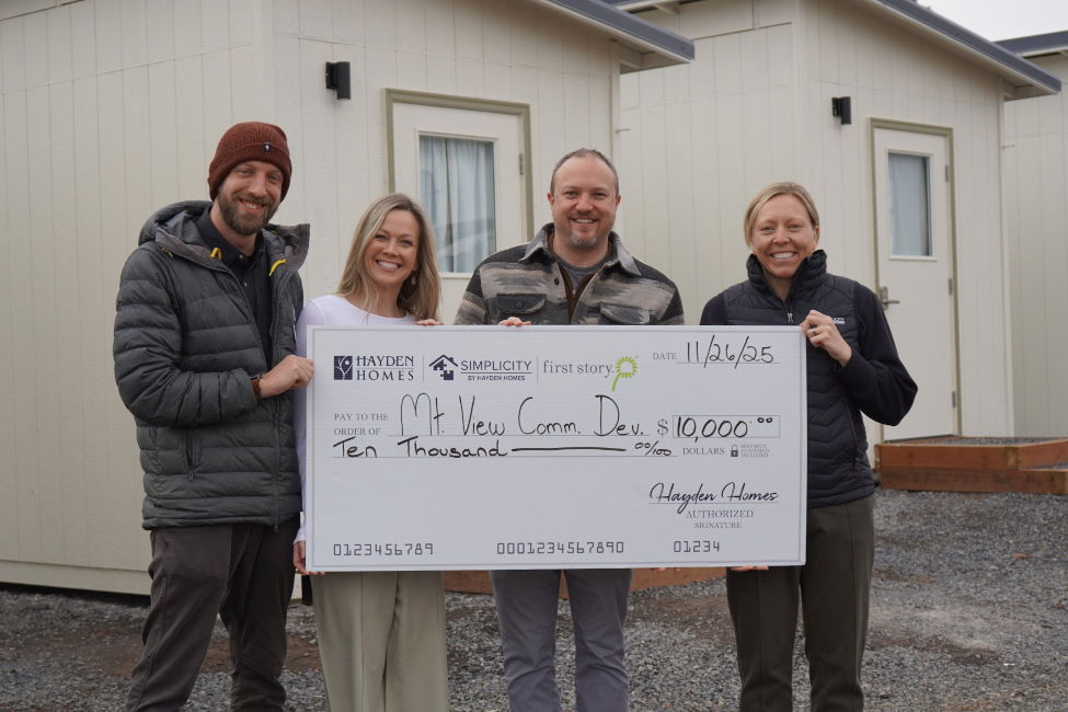 Hayden Homes gives $10