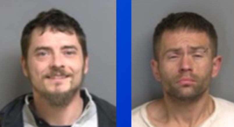 Mark McCracken and Derek Harrison have been charged after one of the men allegedly used the other to impersonate him in a court-ordered DNA paternity test.