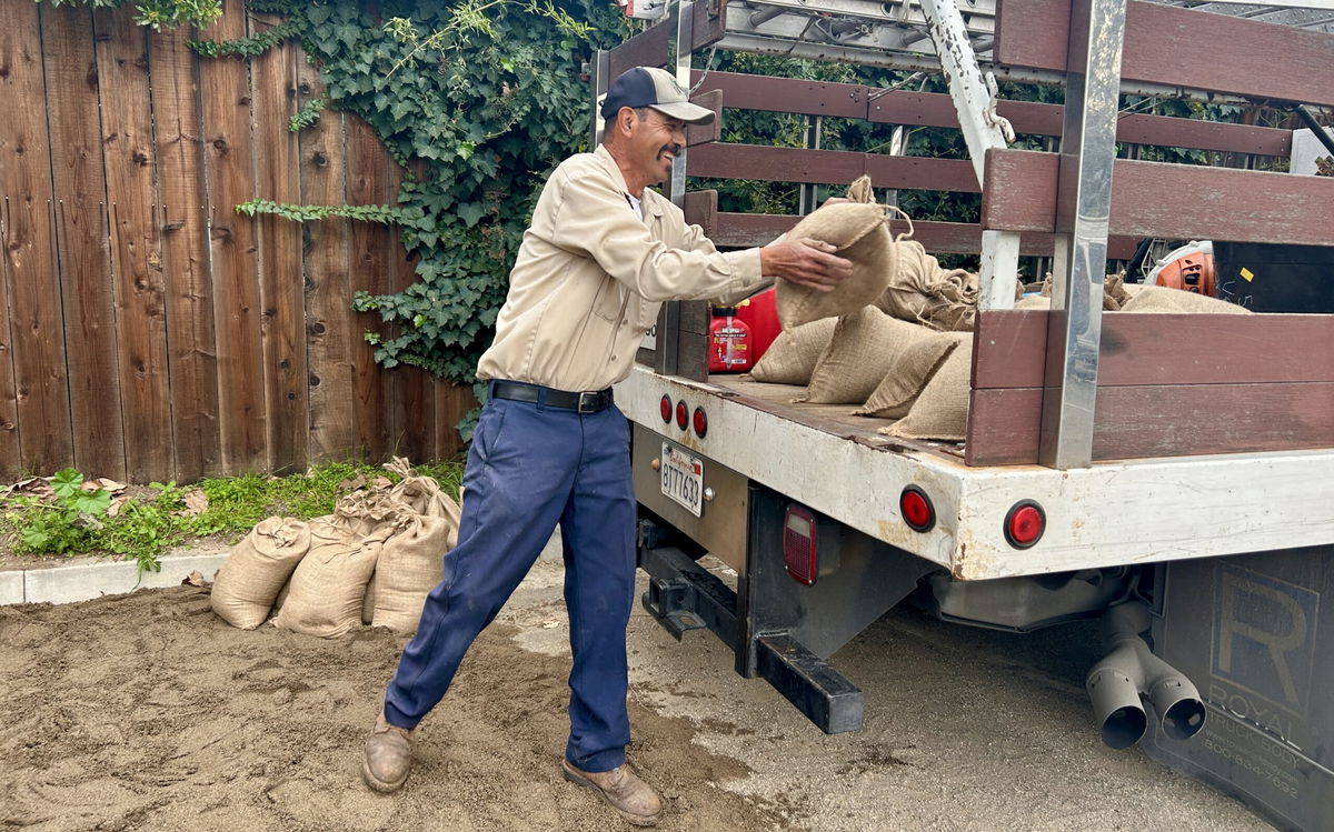 DIY Sand Bag Stations Help Storm Prep
