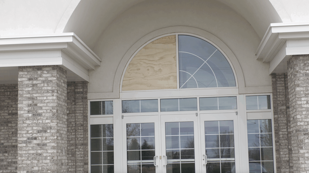 Local Church services cancelled after window shattered by bullet overnight