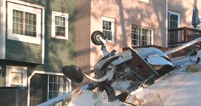 A Nashua woman and her 16-year-old son were displaced after a small plane crashed into their home.
