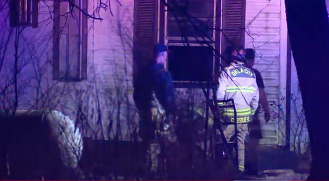 The fire started shortly before 3 a.m. in Jones