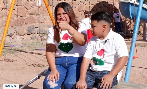A mother and her sons are living in a Nogales