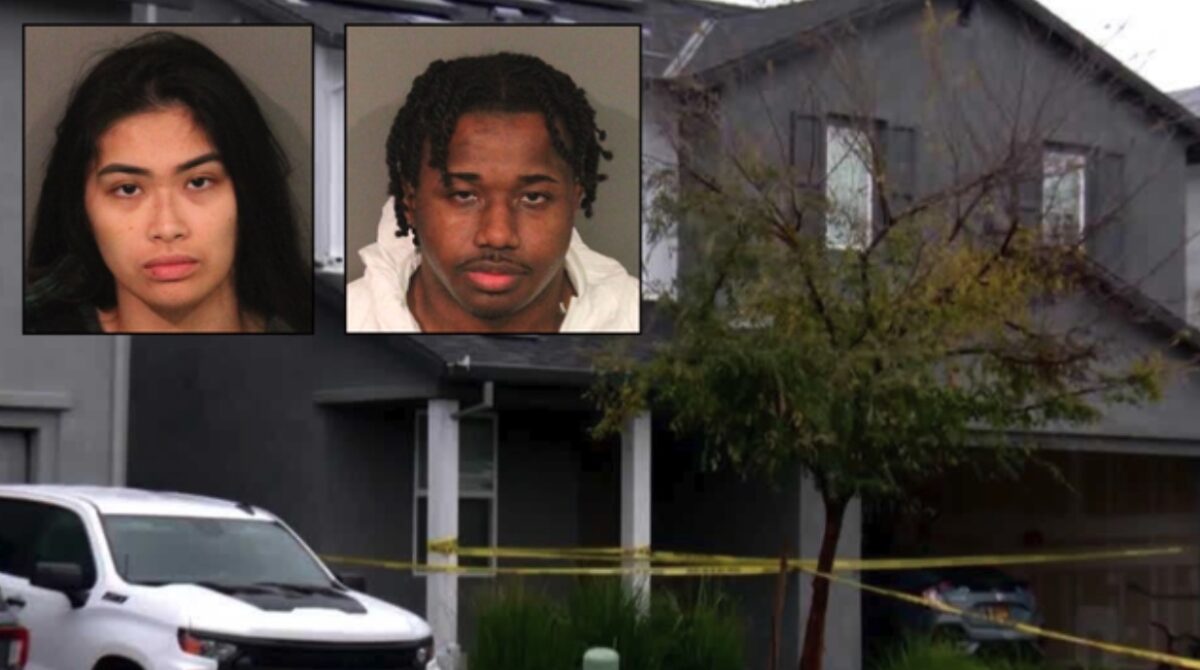 A couple living at a Roseville home was arrested on suspicion of murder and child abuse after a 7-year-old girl died Monday and another 5-year-old girl was injured