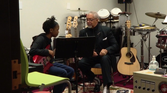 A U.S. Marine Corps veteran is using music to transform perceptions of Indianapolis' east side