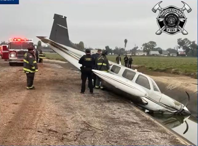 A small plane crashed near Tracy
