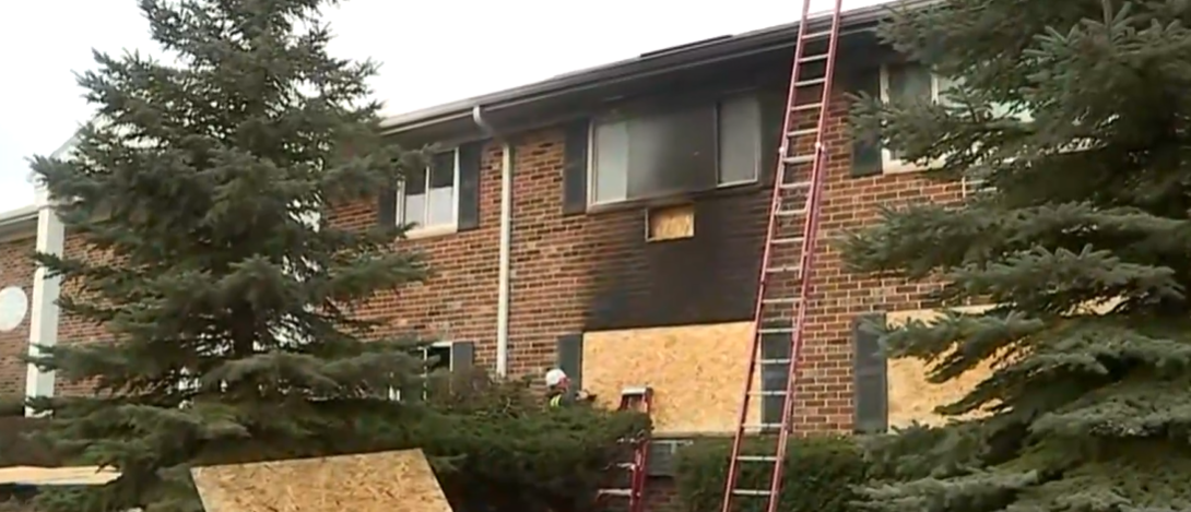 Residents of a 2-story Greenfield apartment building have been displaced after a fire broke out at the Southside complex on Christmas morning.