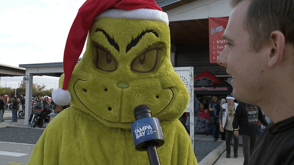 A very loud Sunday morning filled Clearwater as thousands of motorcycles gathered for the 9th annual Burt's Christmas Toy Run. This year brought a special push to break the world record for the largest motorcycle toy run