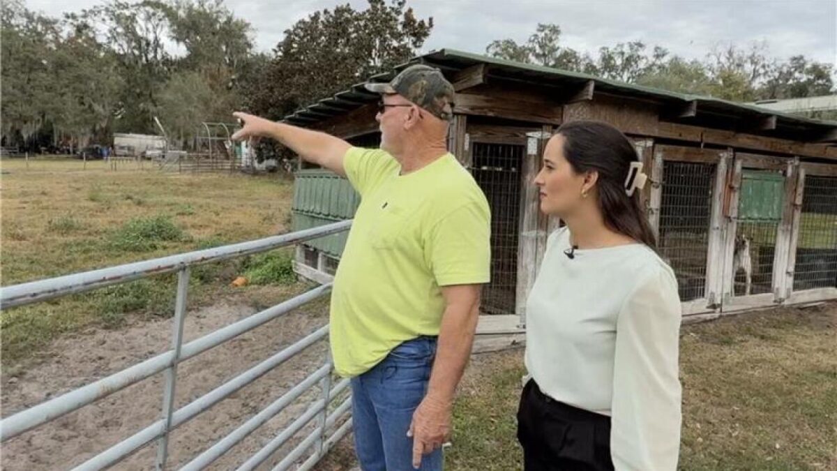 Residents living behind the Dade City Gun Club said ricochet bullets are landing on their property
