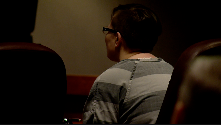 Amber Nelson is pictured in court on December 19.