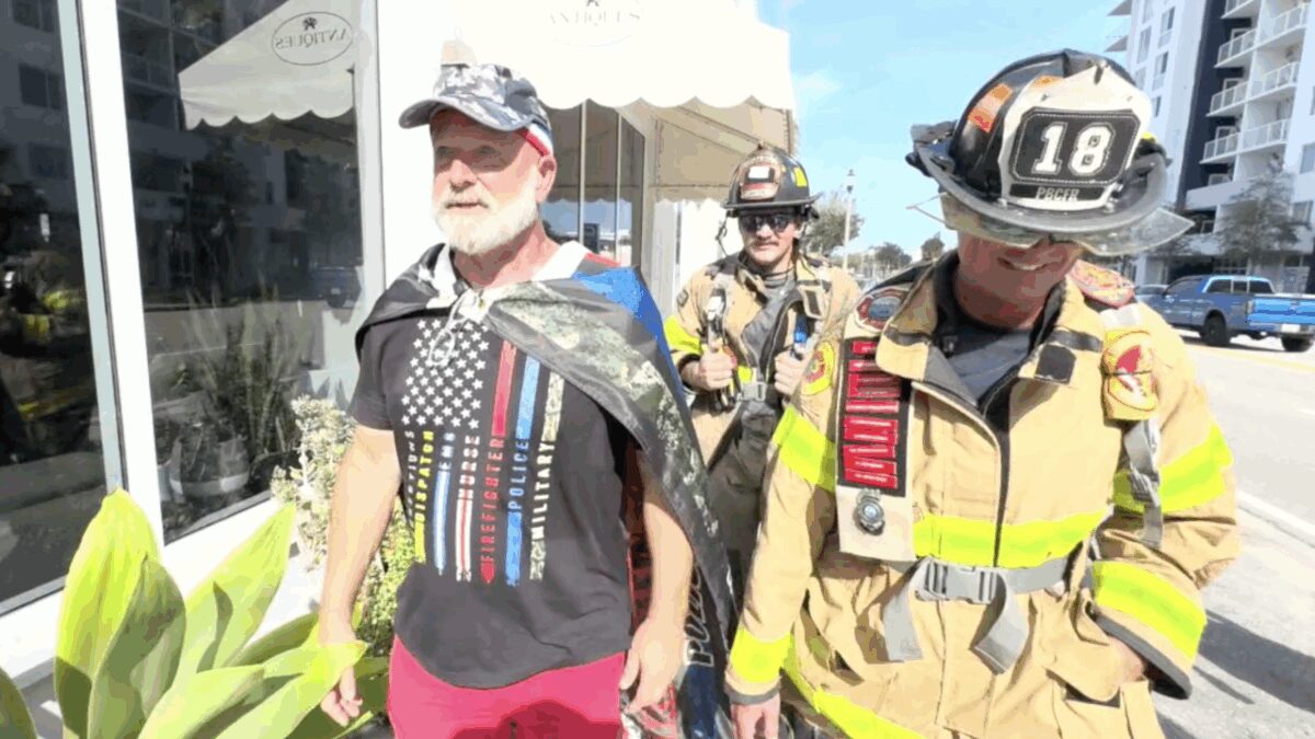 A U.S. veteran is walking 98 miles from West Palm Beach to Miami over nine days to remember the 98 victims of the Champlain Towers South collapse that occurred four years ago.