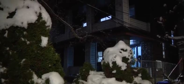 A man was arrested this week for allegedly breaking into an apartment occupied by college students.