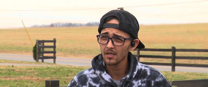 Mikel Lessary was heading home when he spotted a vehicle on fire in the woods near the 74-mile marker in Rutherford County. Authorities said the car had left the roadway and ignited after crashing.