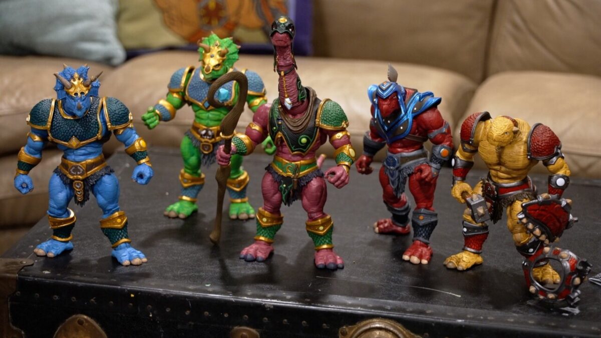 A Zeeland man has turned a decades-old dream into reality with the release of an action figure line based on his original comic series